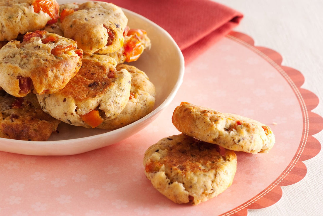 Recette de cookies à la tomate séchée et au chorizo | Daco Bello