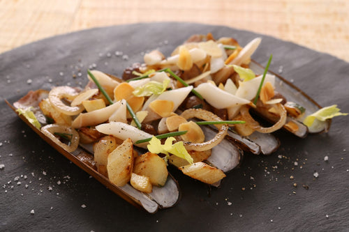 Recette de couteaux, châtaignes et amandes | Daco Bello