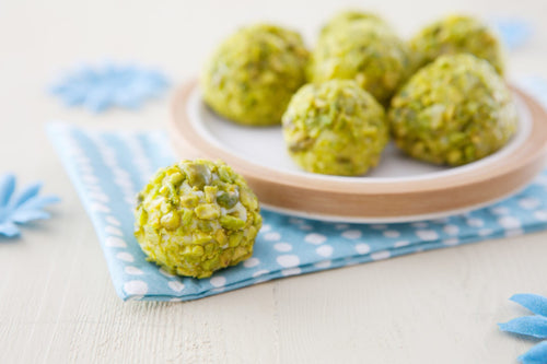 Recette de truffes chocolat blanc, pistaches et citron | Daco Bello