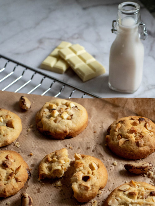Recette de cookies noix du brésil et chocolat blanc | Daco Bello