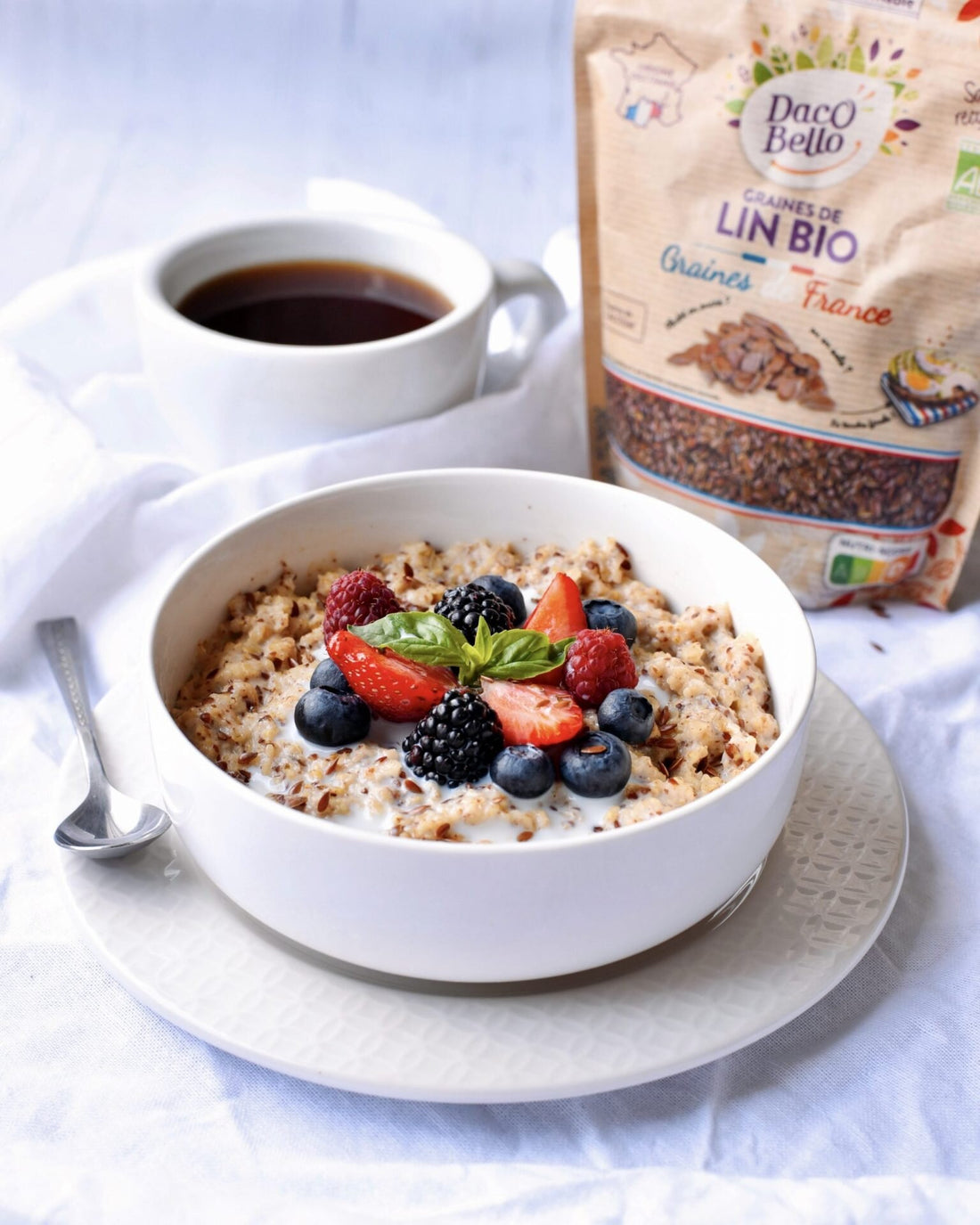 Recette de porridge aux graines de lin | Daco Bello
