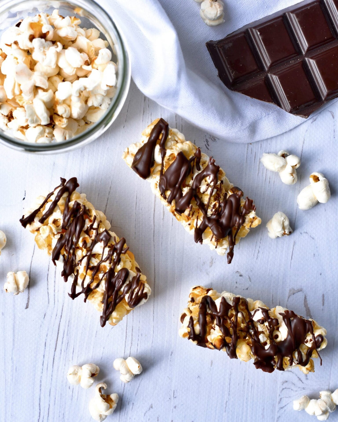Recette de barres de pop corn chocolat | Daco Bello