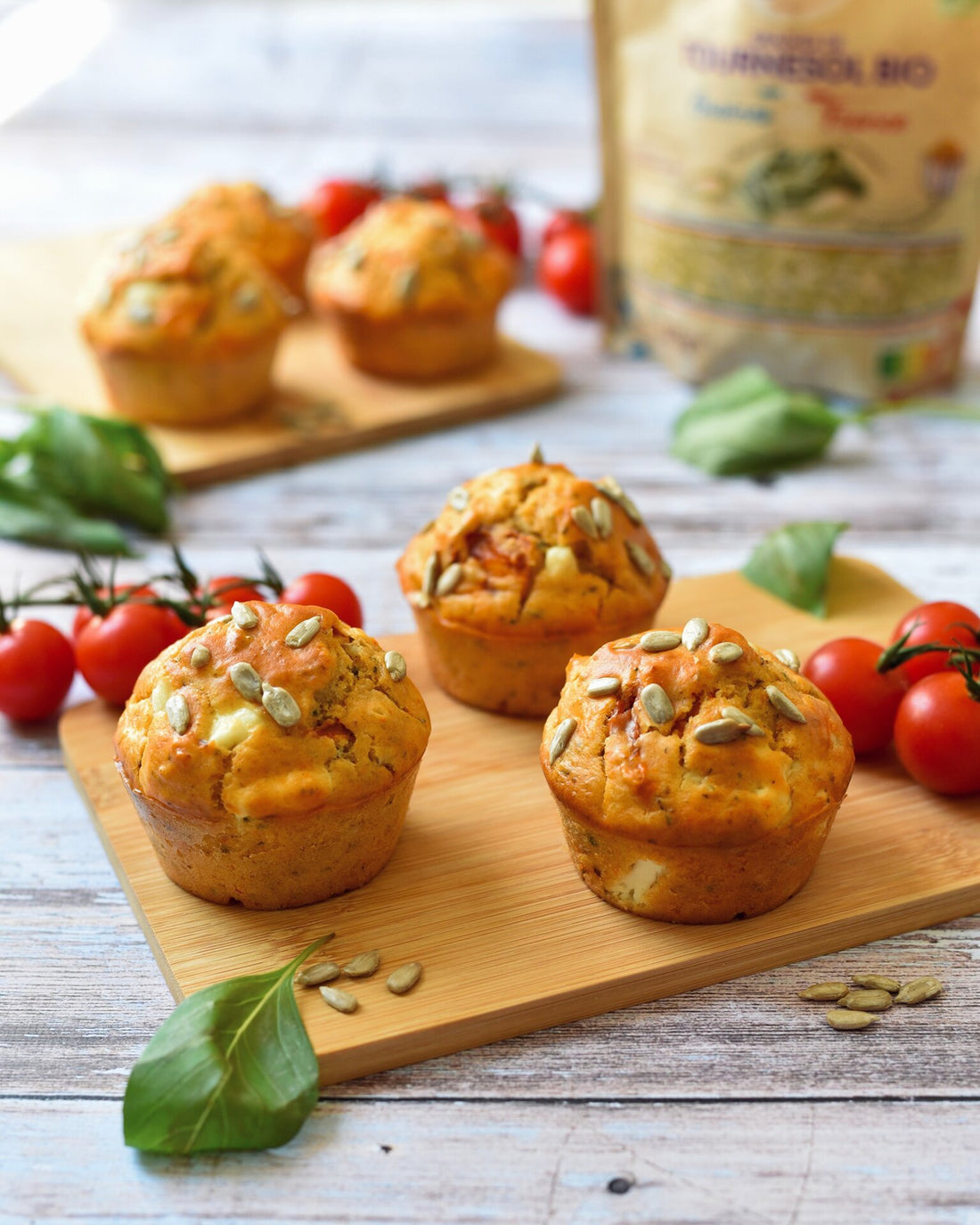 Recette de muffins salé aux graines de tournesol | Daco Bello
