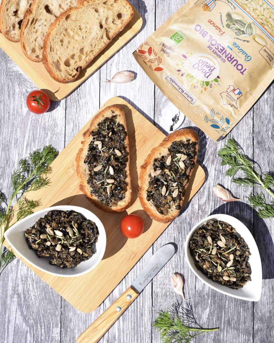 Recette de tapenade aux graines | Daco Bello
