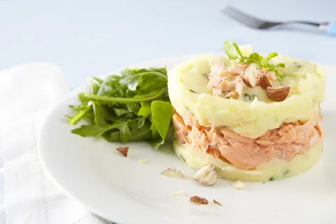 Recette de parmentier de saumon à la noisette | Daco Bello