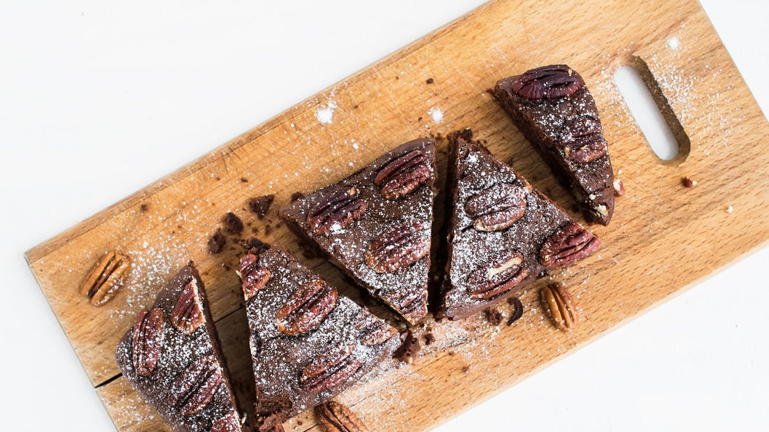 Recette de brownie aux noisettes et noix de pécan | Daco Bello