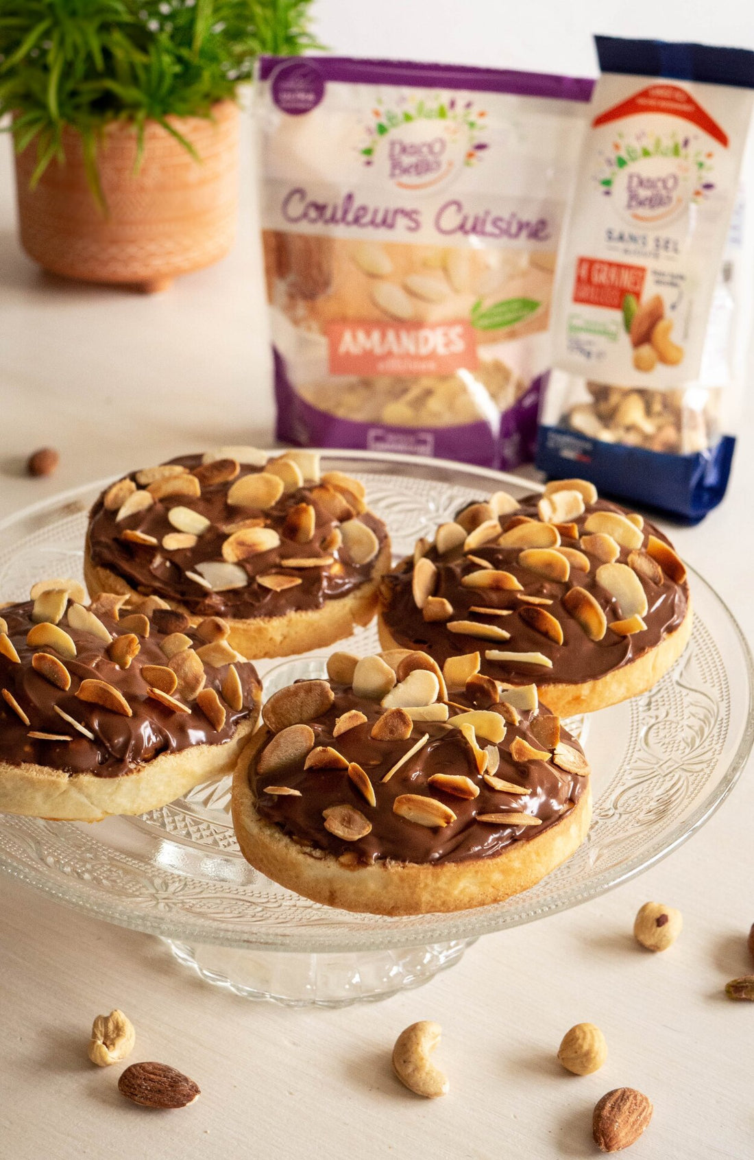 Tartelette fruits secs - caramel