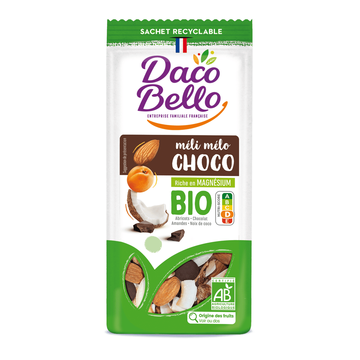 ORGANIC Méli Mélo Choco 125G
