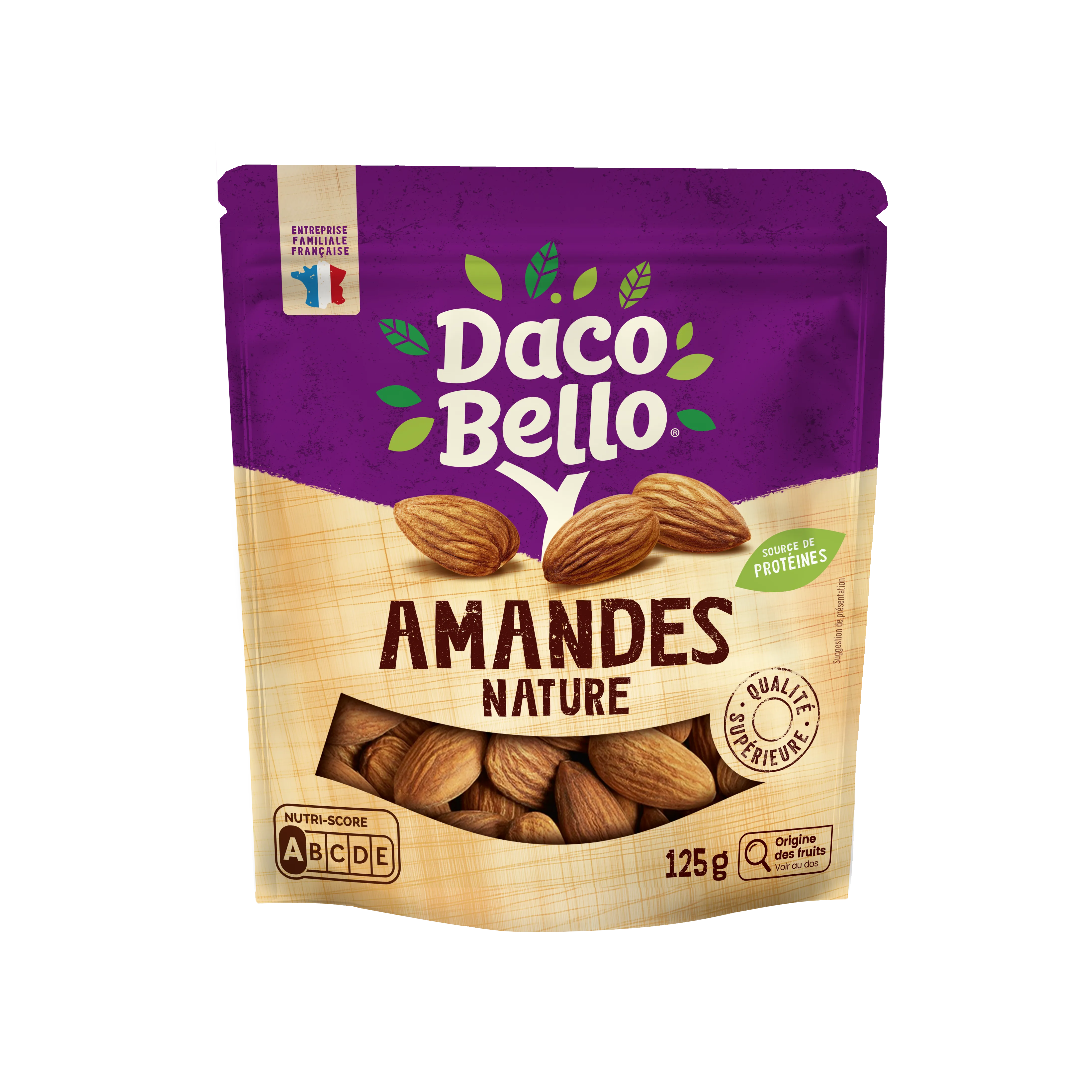 AMANDE DECORTIQUEE 125G
