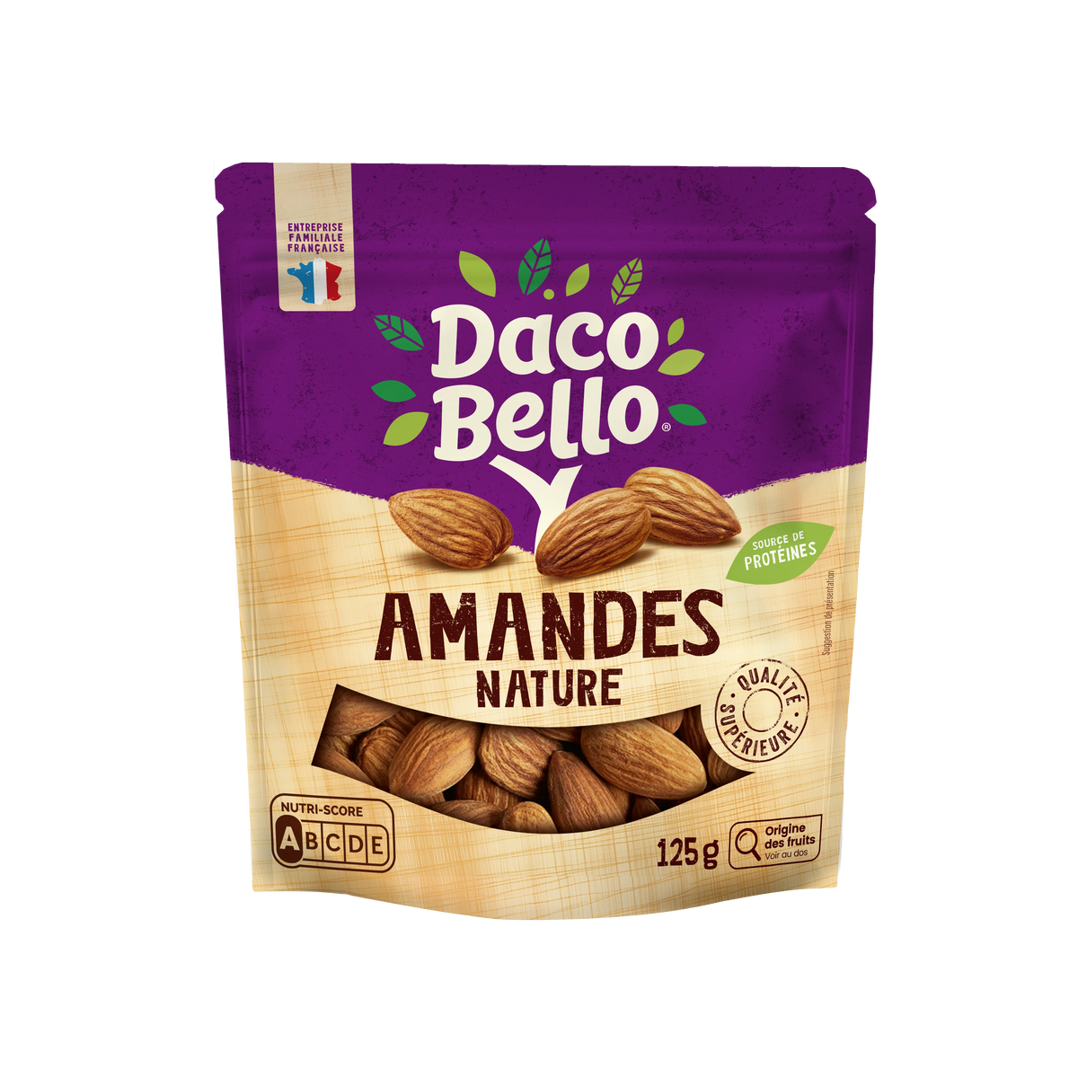 AMANDE DECORTIQUEE 125G