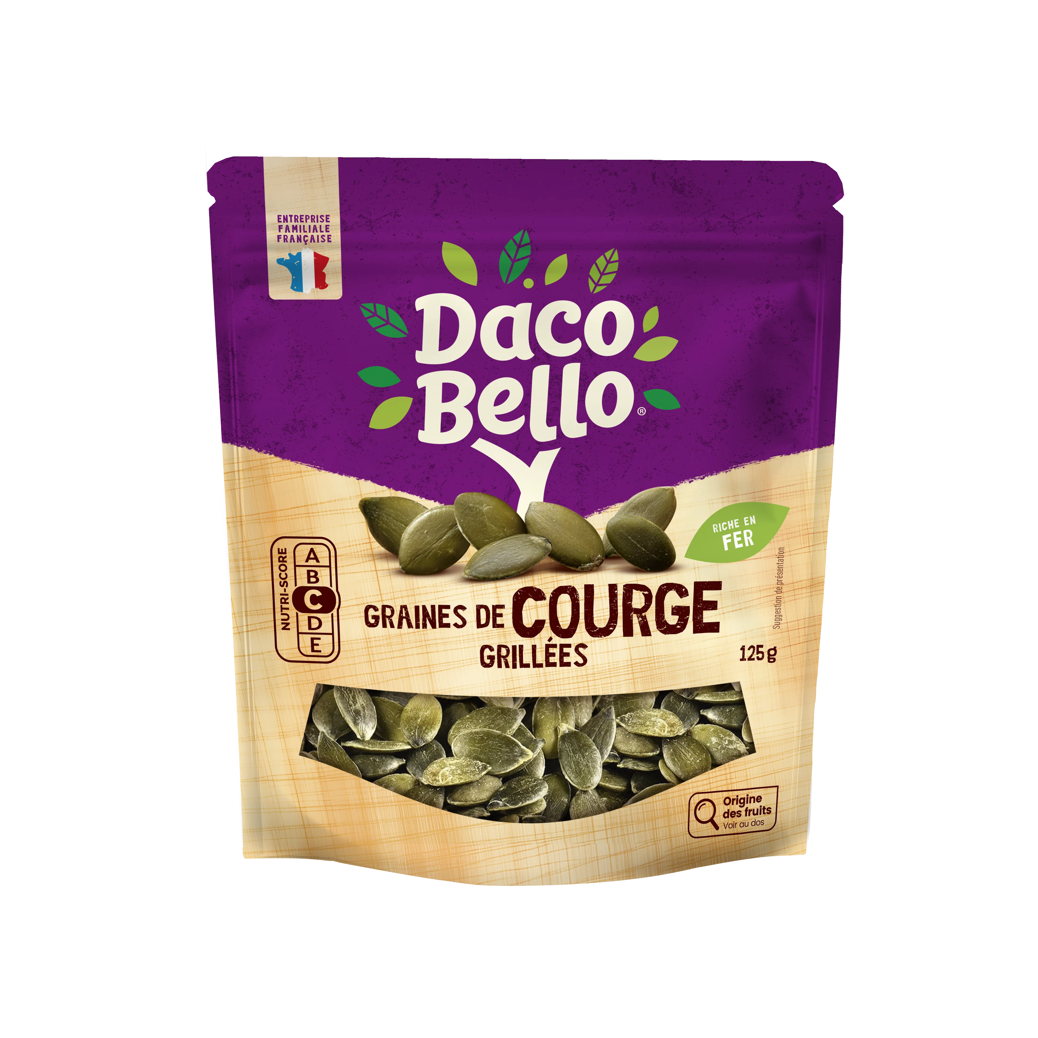 GRAINE COURGE GRILLEE 125G