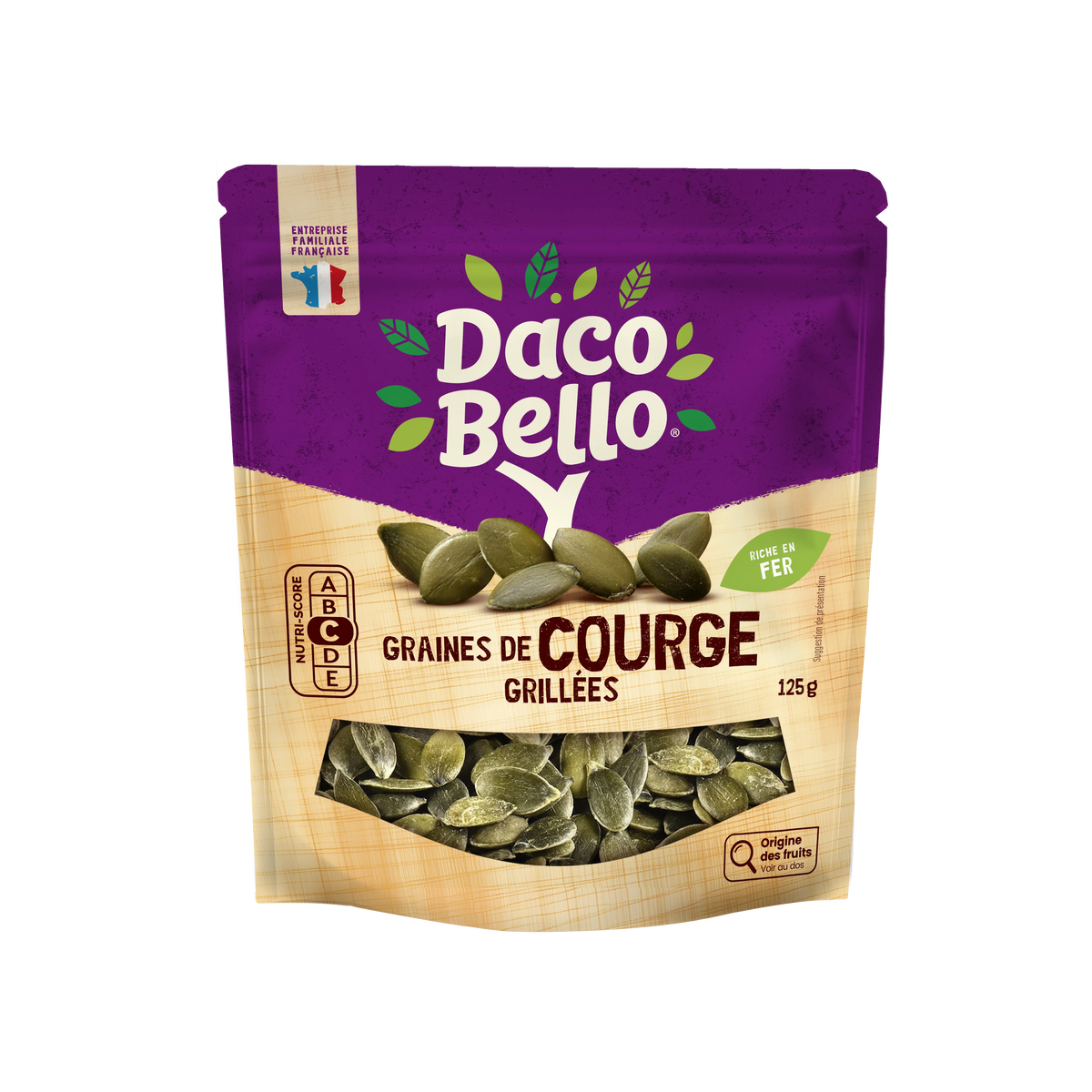 GRAINE COURGE GRILLEE 125G