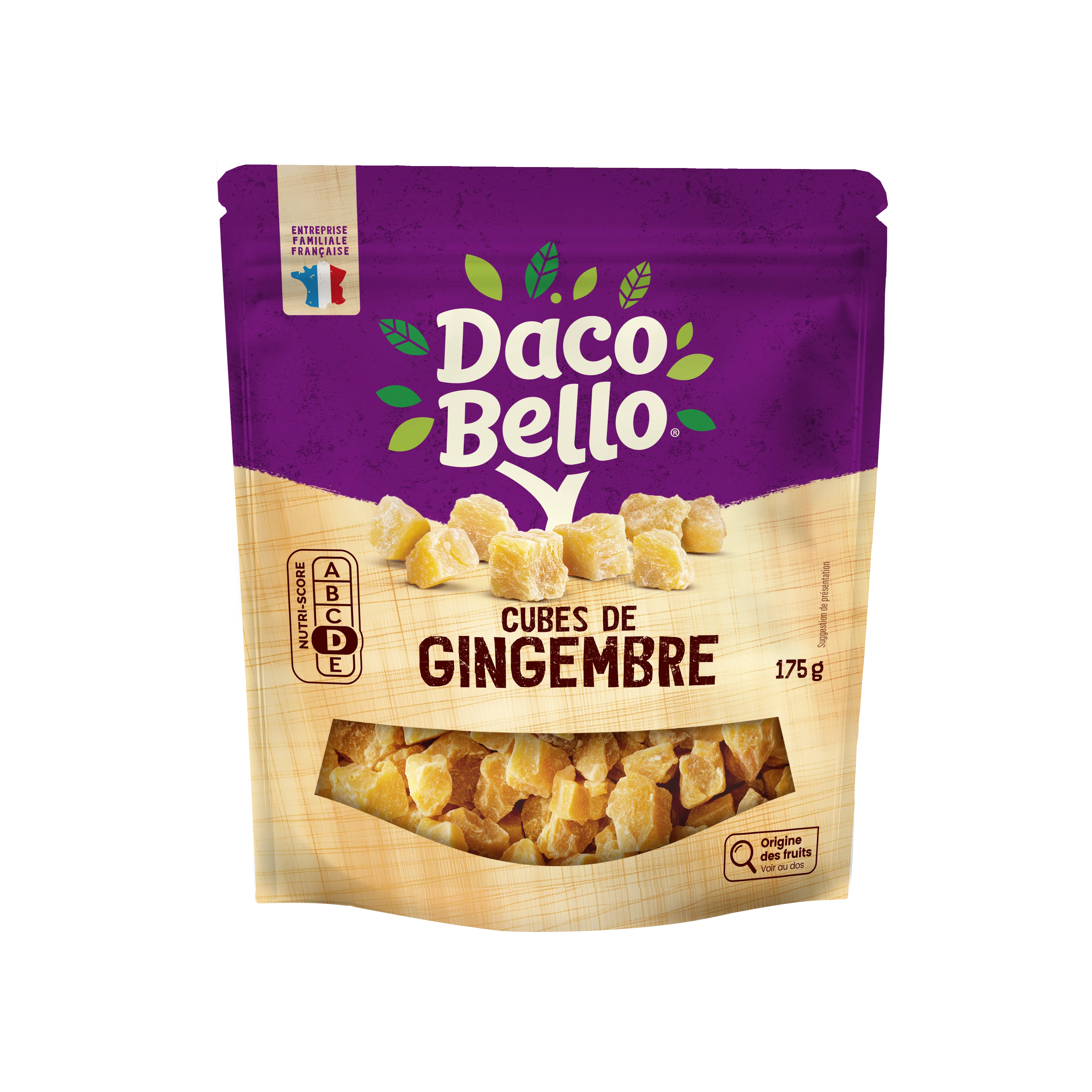CUBES GINGEMBRE 175G