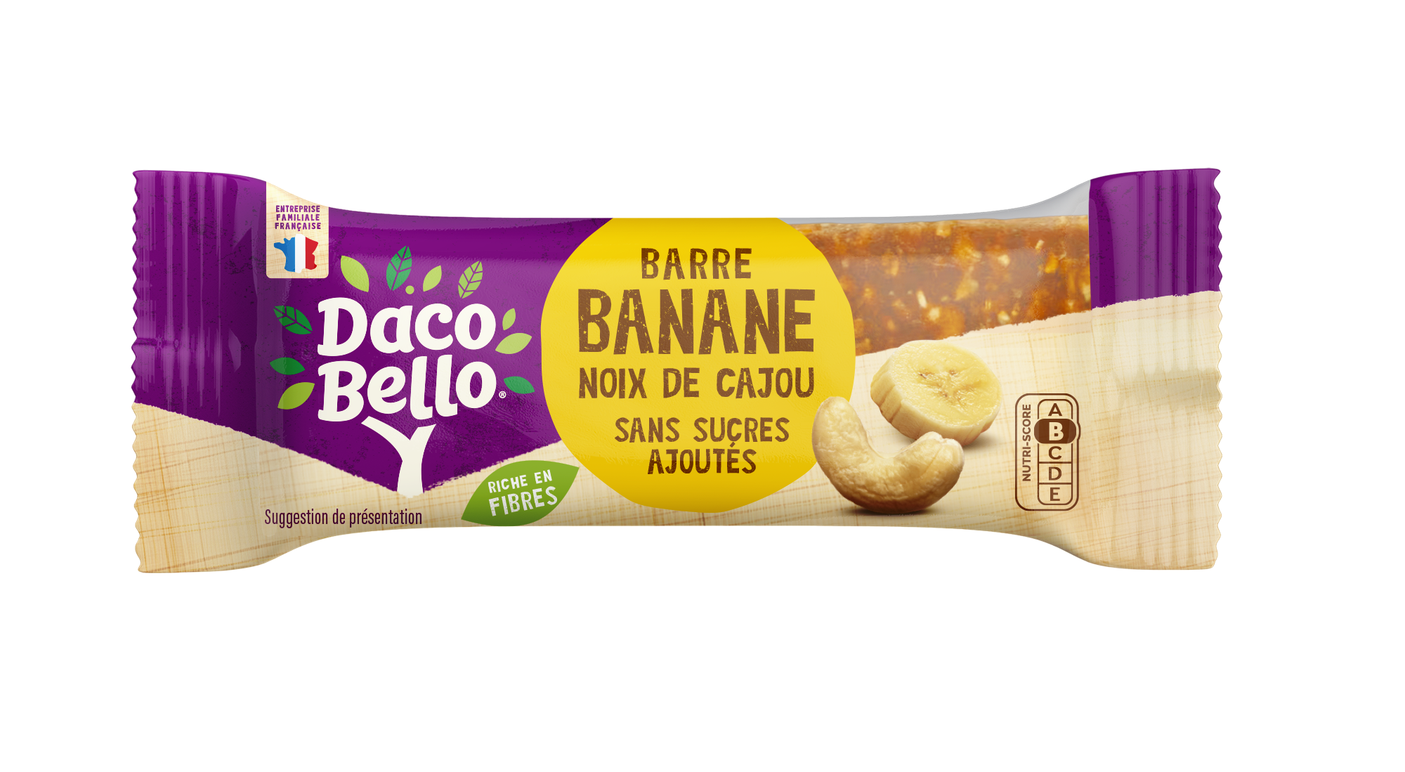 BARRE ÉNERGÉTIQUE BANANE CAJOU 39G