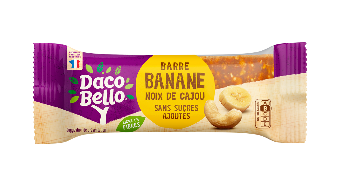 BARRE ÉNERGÉTIQUE BANANE CAJOU 39G
