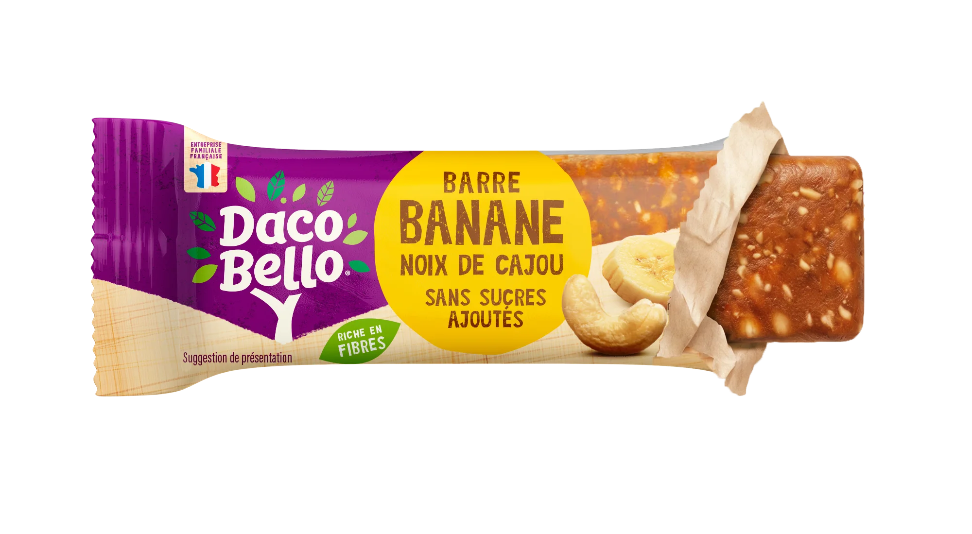 BARRE ÉNERGÉTIQUE BANANE CAJOU 39G