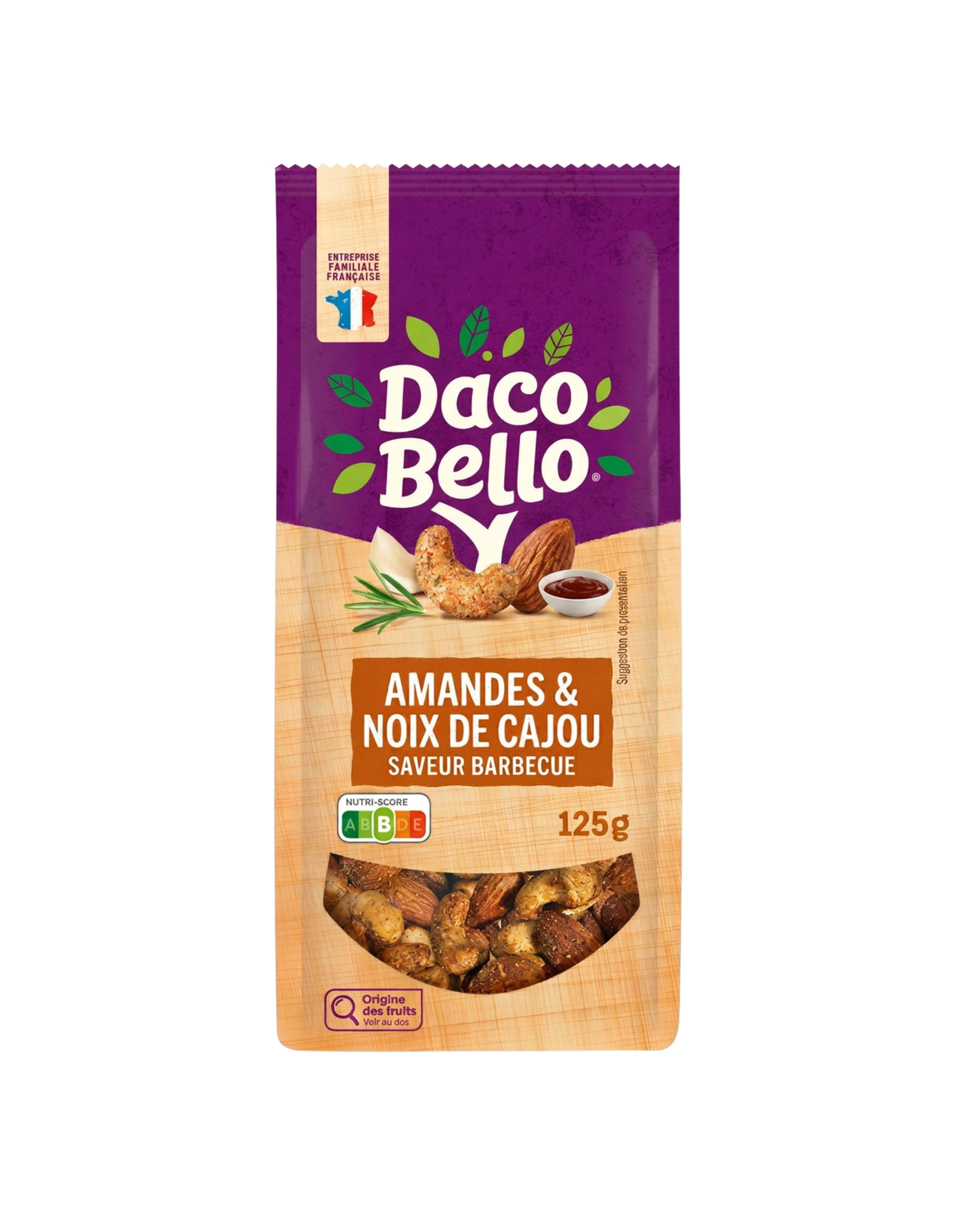 MIX AMANDES & CAJOU SAVEUR BBQ 125G