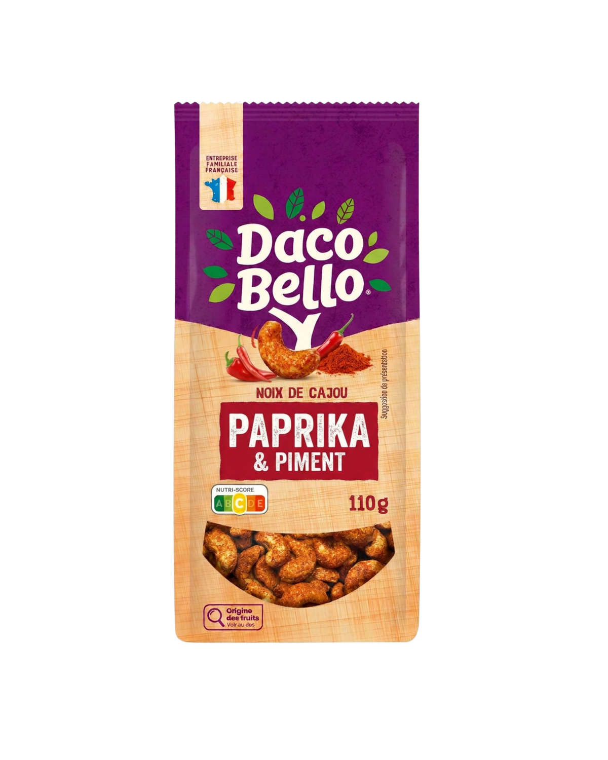 NOIX DE CAJOU PIMENT & PAPRIKA FUMÉ 110G