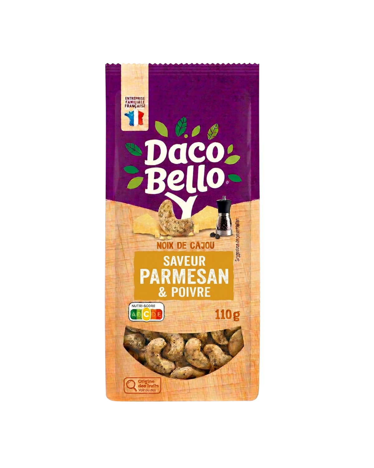 NOIX CAJOU PARMESAN POIVRE 110G