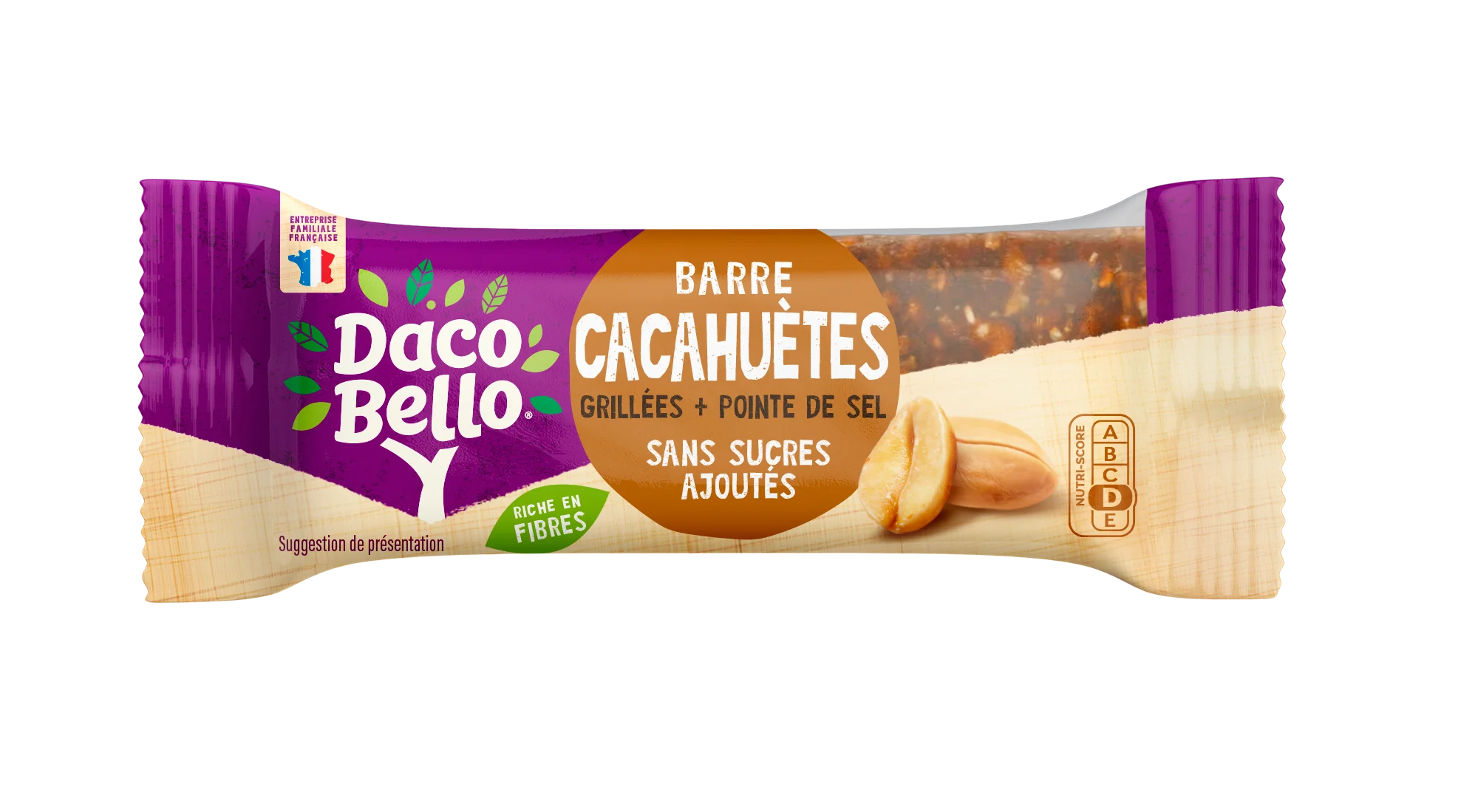 BARRE ÉNERGÉTIQUE CACAHUÈTES GRILLÉES 39G