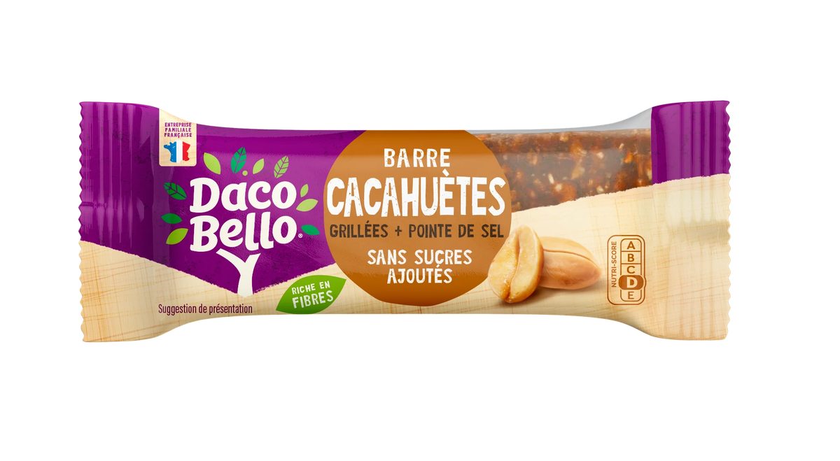 BARRE ÉNERGÉTIQUE CACAHUÈTES GRILLÉES 39G