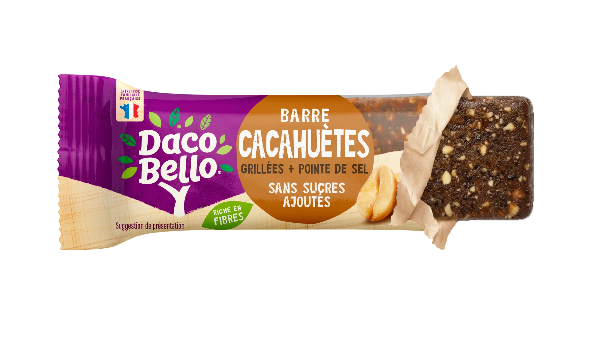 BARRE ÉNERGÉTIQUE CACAHUÈTES GRILLÉES 39G