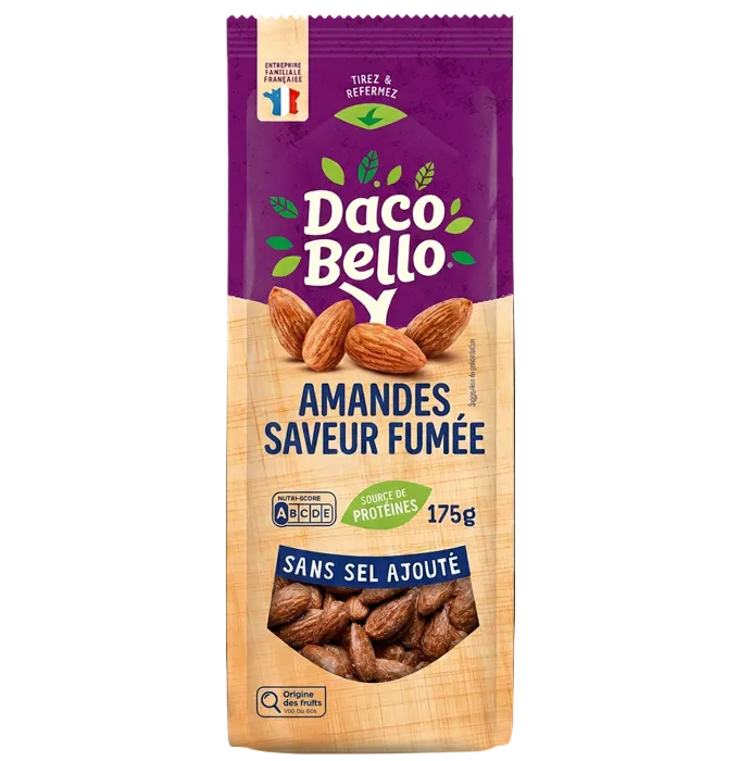 AMANDES GRILLÉES GOÛT FUMÉ 175G