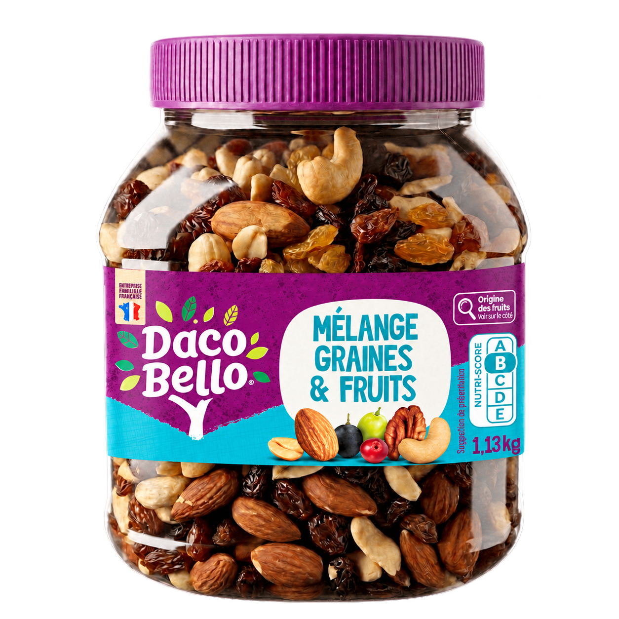 POT MÉLANGE GRAINES & FRUITS 1,13KG