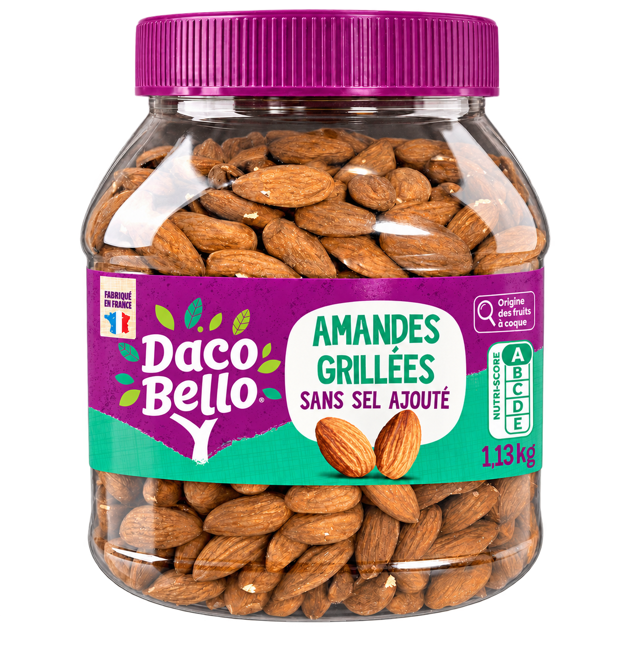 JAR OF TOASTED ALMONDS - 1.13 kg