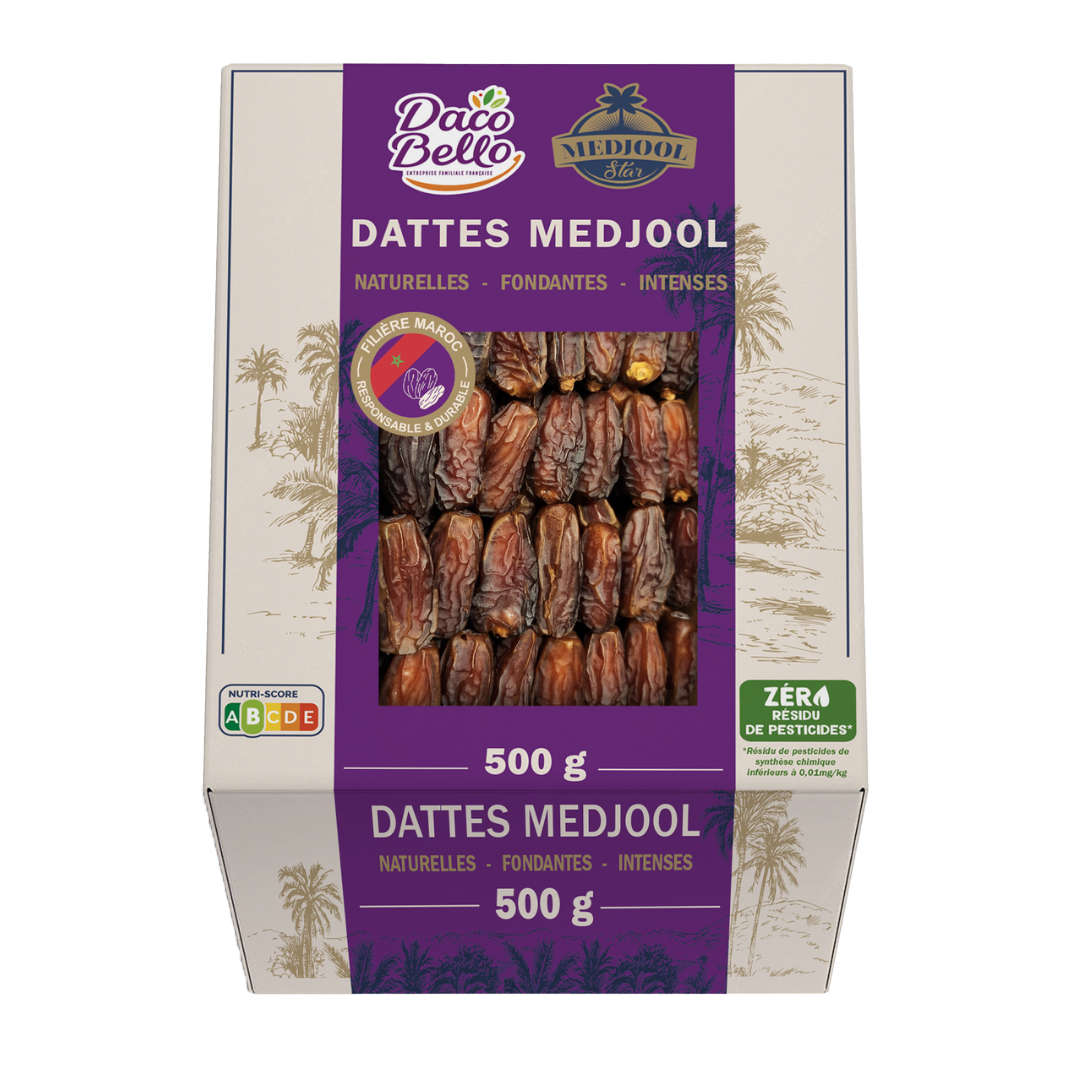 DATTES MEDJOOL MAROCAINES 500G