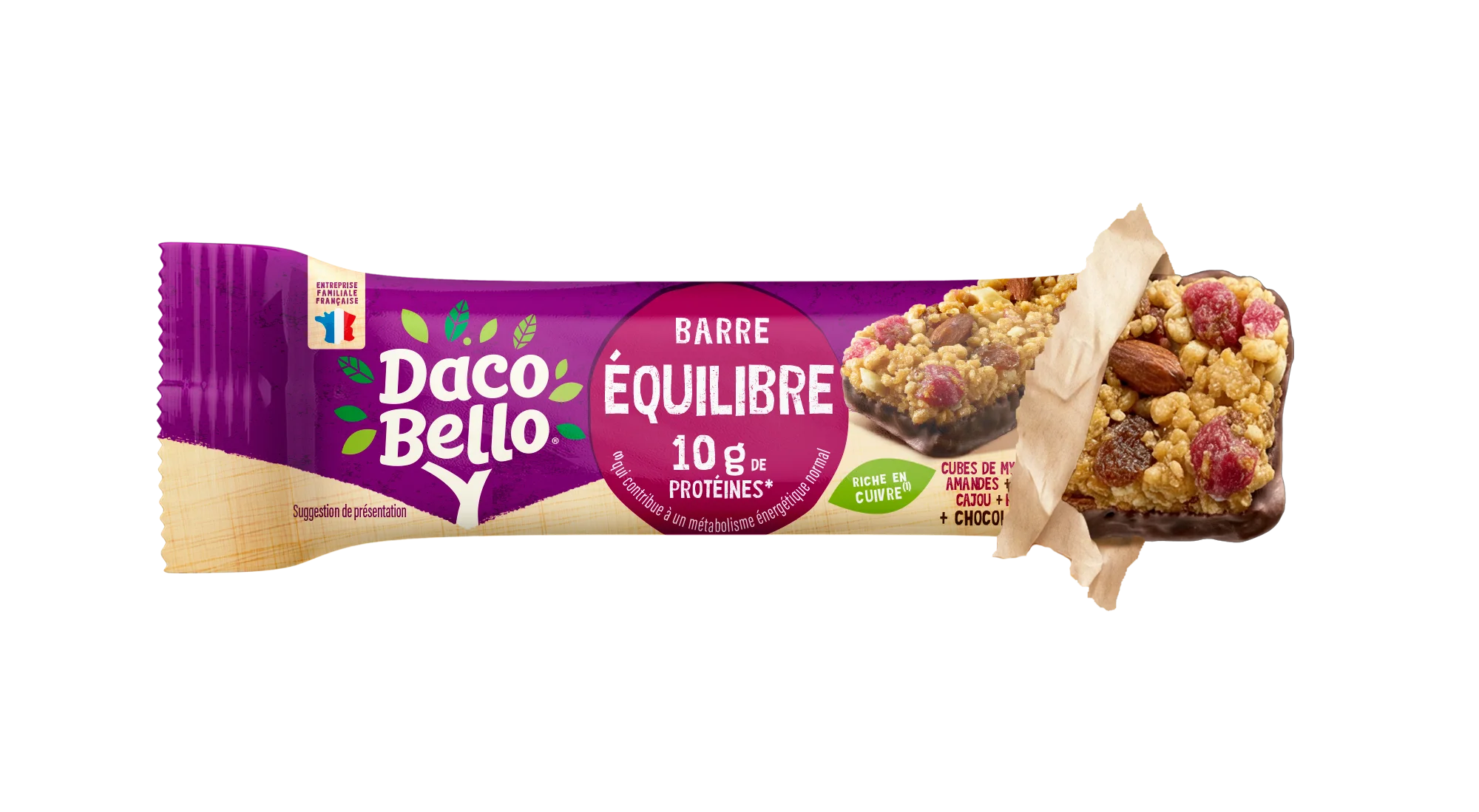 BARRE PROTEINEE EQUILIBRE 42G