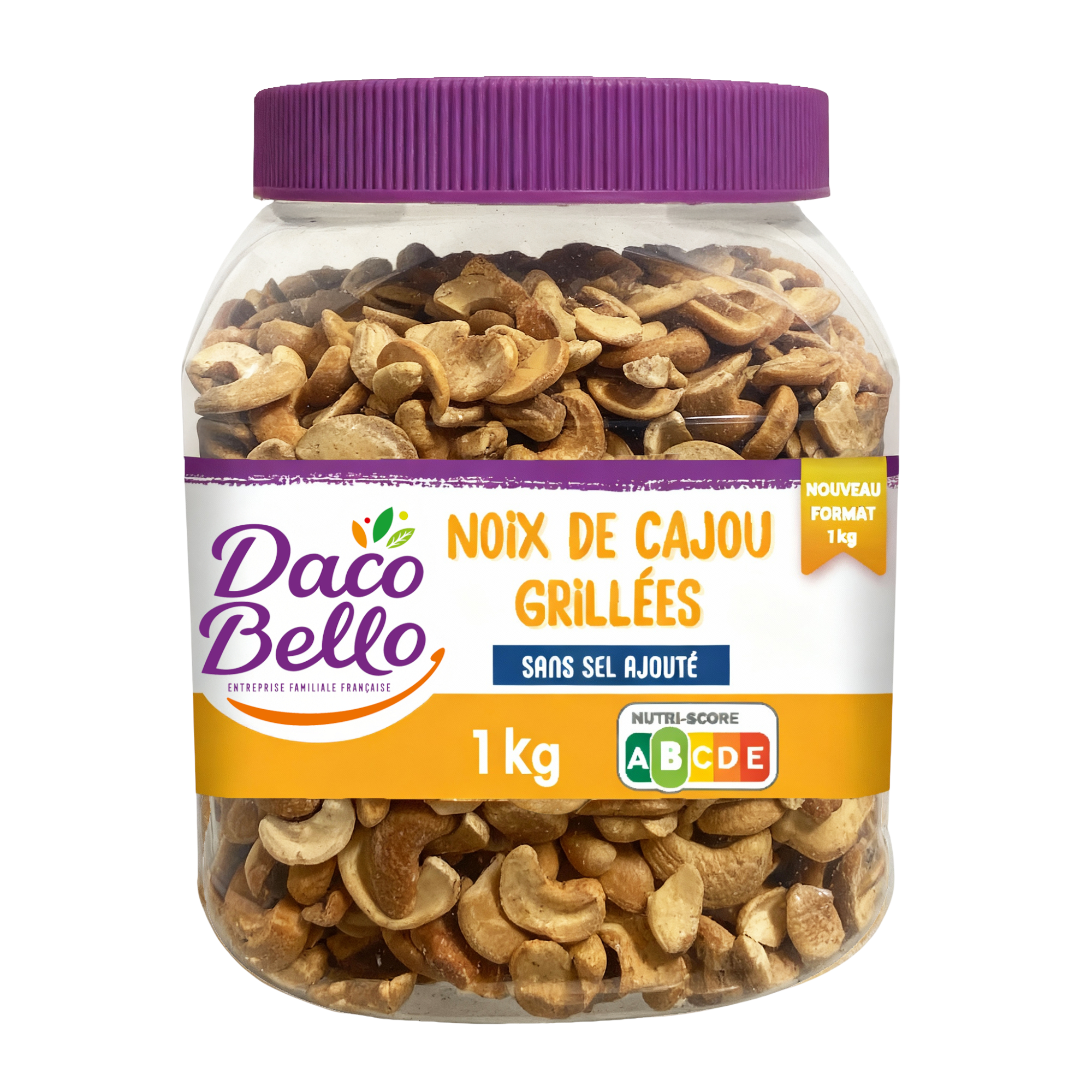 JAR OF ROASTED CASHEW NUTS - 1.13 kg