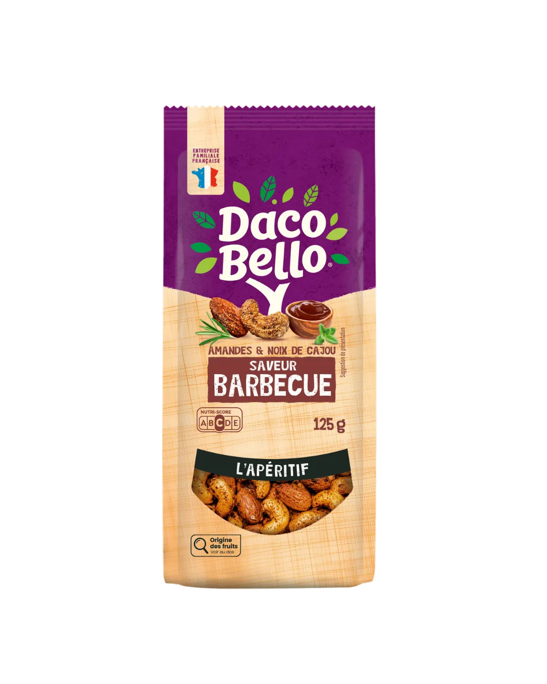 MIX AMANDES & CAJOU SAVEUR BBQ 125G