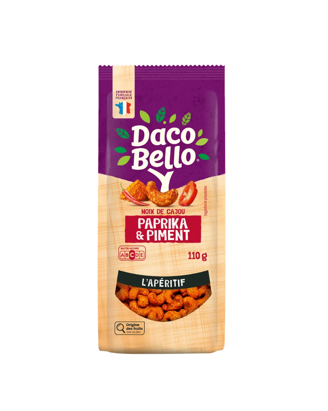 NOIX DE CAJOU PIMENT & PAPRIKA FUMÉ 110G
