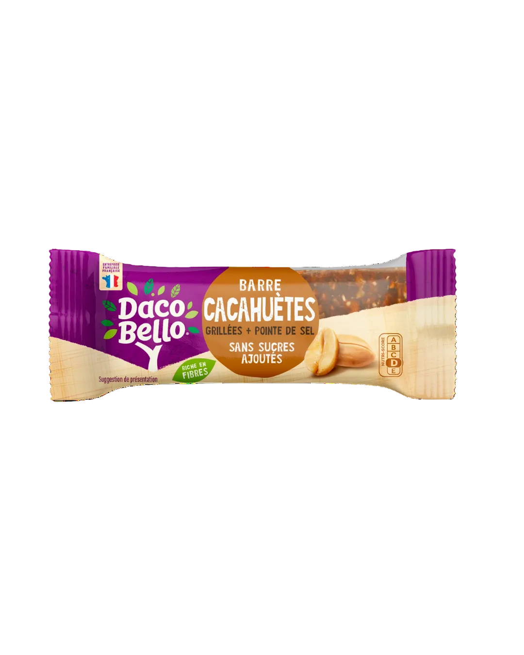 BARRE ÉNERGÉTIQUE CACAHUÈTES GRILLÉES 39G