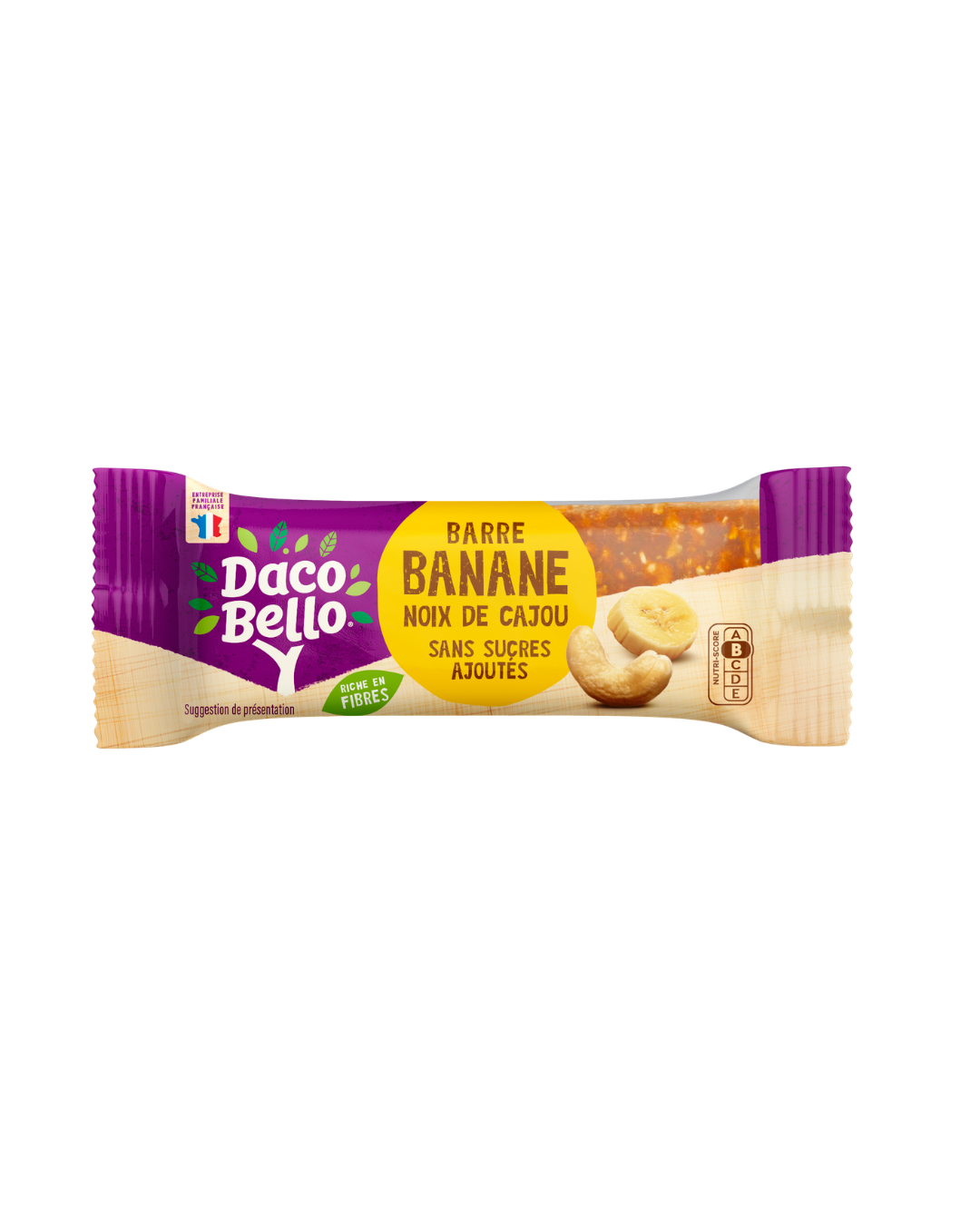 BARRE ÉNERGÉTIQUE BANANE CAJOU 39G