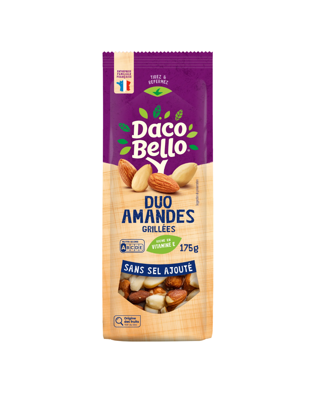 ALMOND DUO WITHOUT ADDED SALT 175G