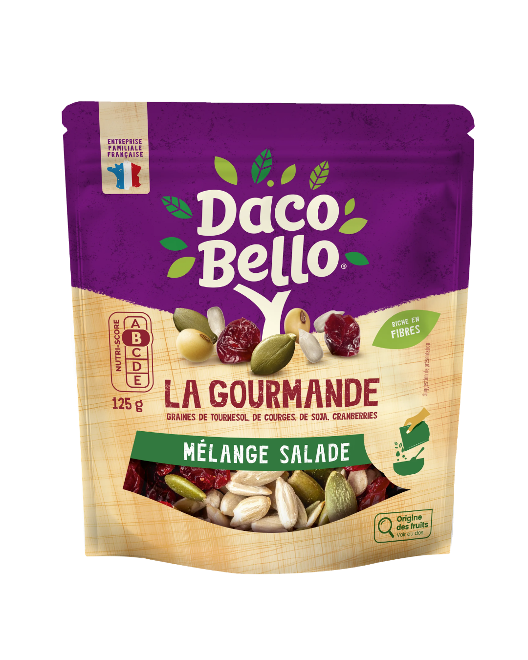MIX SALADE GRAINES GOURMANDES 125G